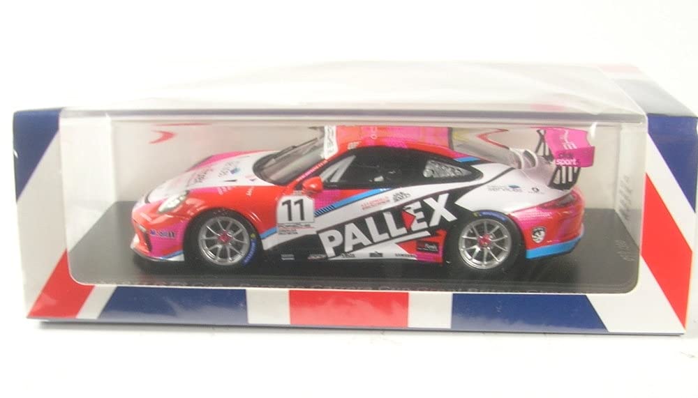 Spark National Model Porsche 911 GT3 Cup 2018 Porsche Carrera Cup British Champion 1/43 #11 T.Ellinas