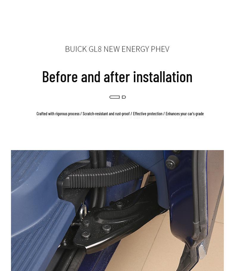 Middle Door Connecting Cover Interior Modification for 2025 Buick GL8 PHEV, ES, and New Energy Models.