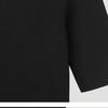 SHESMISS Rib Mockneck Half Knit Sskpop12060 Bk