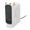500W Air Warmer ABS Instant Heat 360 Degree Air Diversion Double Power Off Protection Space Heater