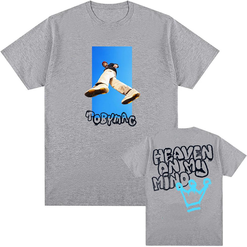 TOBYMAC Heaven on My Mind Tee Unisex Streetwear Singer Fashion Graphic Printing T-shirt Short Sleeve Cotton T Shirt