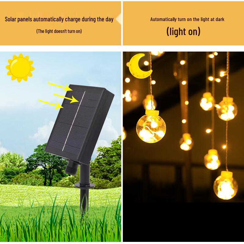 Solar & Plug-in Wishing Sphere LED String Lights