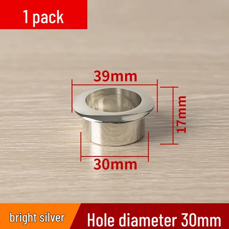 Round Plastic Desk Grommet Cover for Cable Management