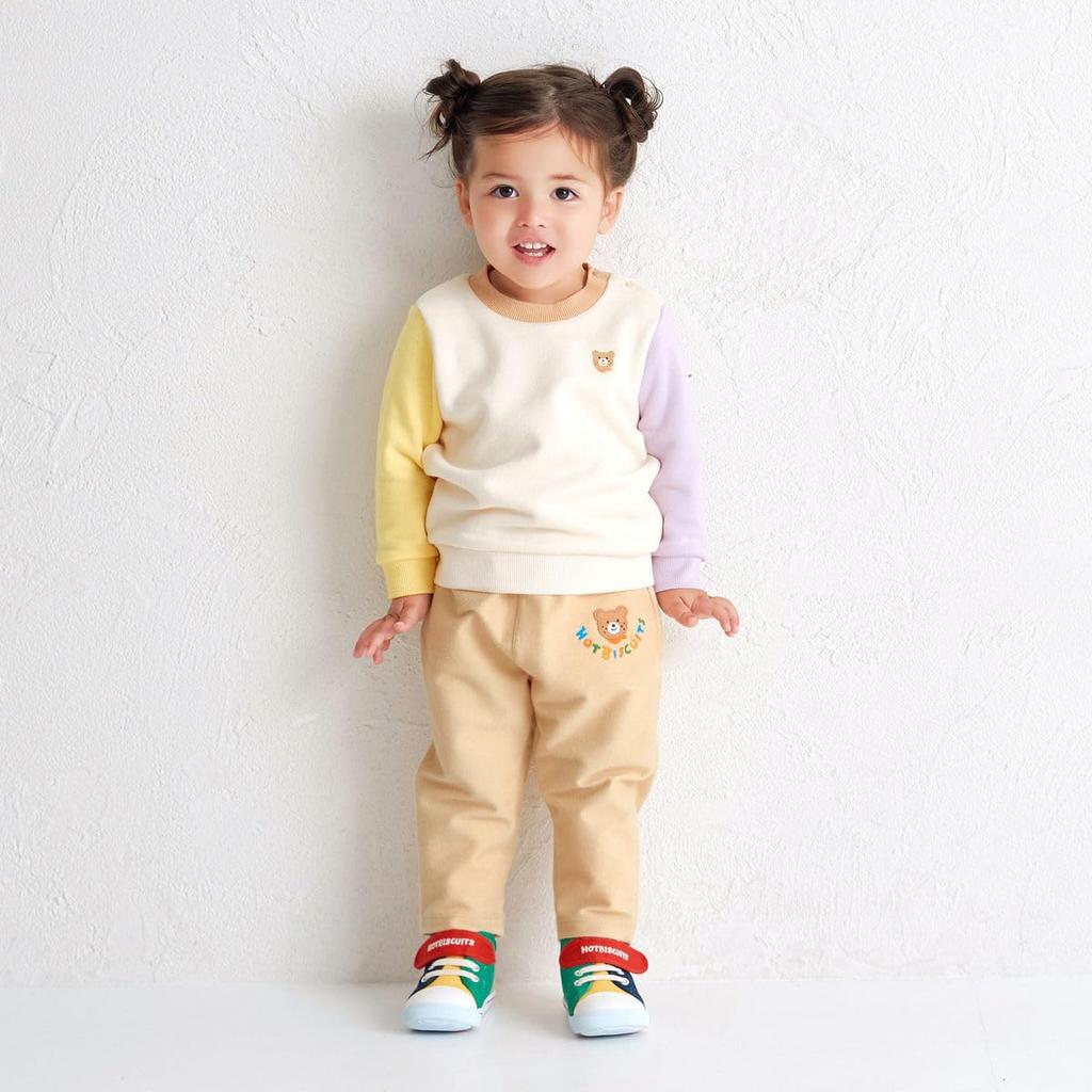 MIKIHOUSE HOT BISCUITS Sweatshirt for Boys and Girls, Baby, Kids, 80cm, Ivory, 70-5602-688