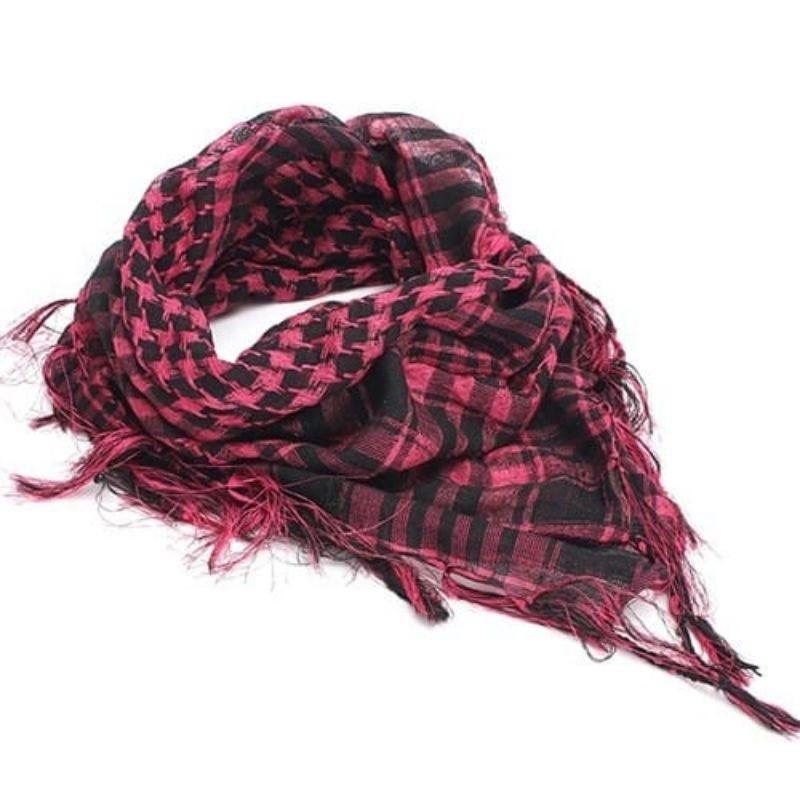 Fashion Military Fashion Lightweight Army Plaid Scarf Unisex Tactical Arab Scarf To Keep Warm