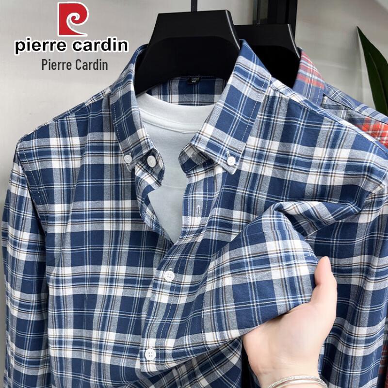 Pierre Cardin Men's Cotton Oxford Long-Sleeve Shirt