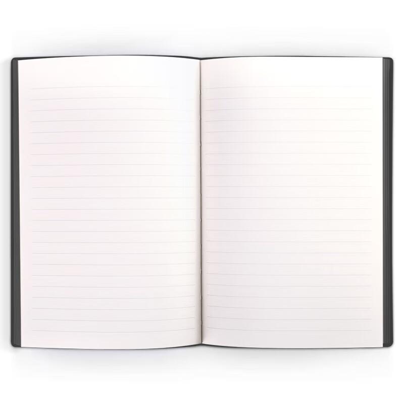 Deli A5 Leatherette Business Notebook (2-Pack)