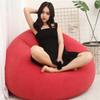 Inflatable Flocking Lazy Sofa Seat for Living Room