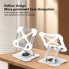 360 Degree Rotating Phone Stand Desktop All Metal Tablet Notebook Universal Support Stand Lazy Person Foldable Portable TV Stand