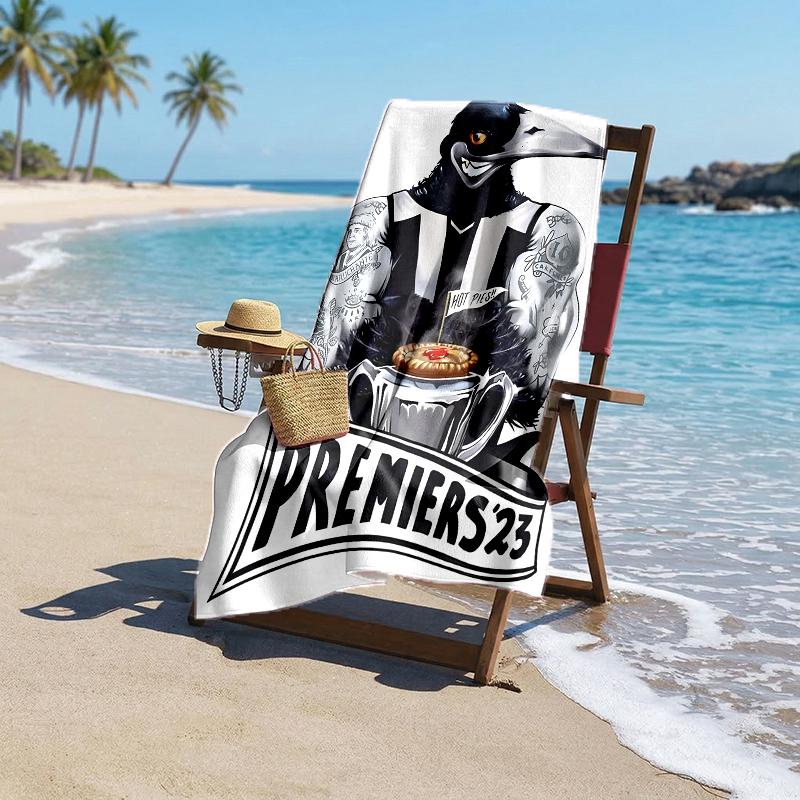 Collingwood Mode Strandtuch: Ideal für Sommerabenteuer Weich, saugfähig und schnell trocknend geeignet zum Schwimmen und Baden