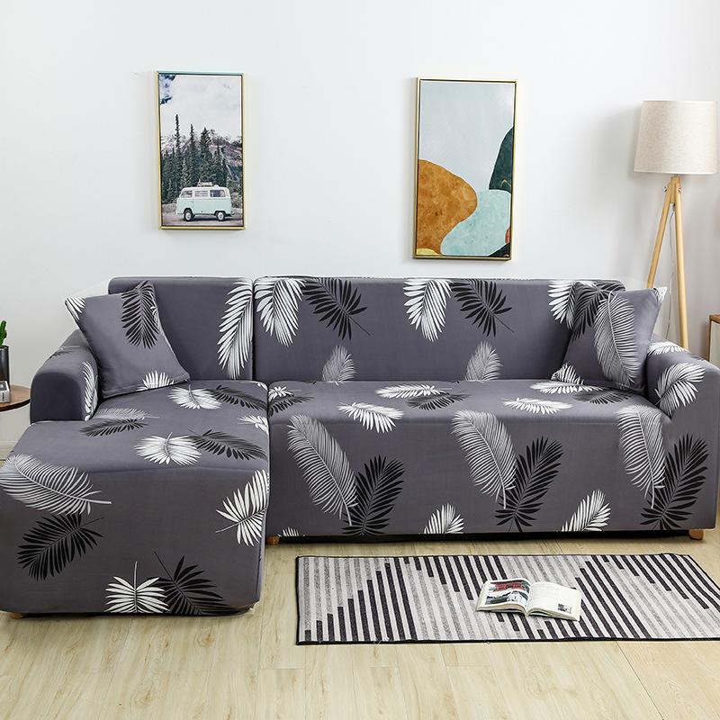 Elastic All-Inclusive Non-Slip Sofa Cover Sofa Slipcover Solid Color