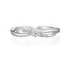 Eternal Silver Size Silver with 111824141806 [Official] 4℃ Ring, 8, Diamond,