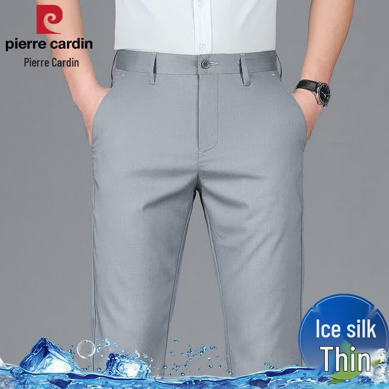 

Pierre Cardin Men s Summer Business Casual Straight-Leg Pants 34