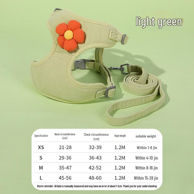 Popular Pet Dog Leash and Harness Set