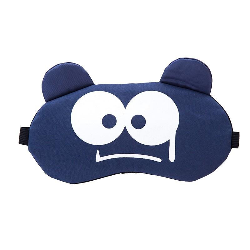 1PC Cute and breathable eye mask for both men and women, providing light blocking and eye protection to relieve eye fatigue.