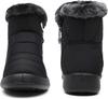 ZUSERIS Short Snow Warm Fleece Warm for Cotton Shoes Women's Boots, Water-Repellent, Non-Slip, Lightweight, Lining, Winter, Casual,