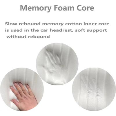 New Memory Foam Car Neck Pillow Comfortable Soft Car Headrest Glove Suede Car Rest Cushion Car Use