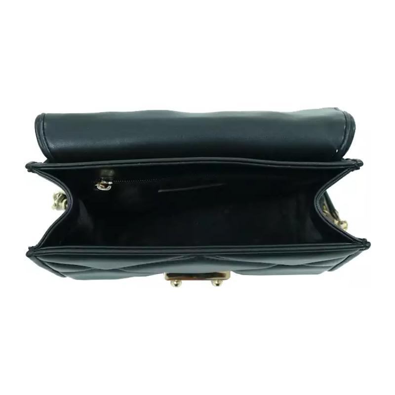 MICHAEL KORS Serena Leather Envelope Bag, Shoulder Bag, Crossbody Bag Medium Womens Black 35S2GNRL2U-001