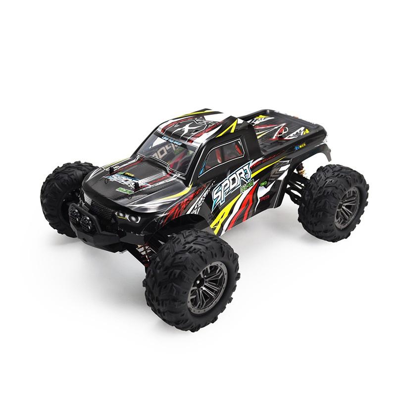 1:10 4WD Full Proportional RC Monster Truck, 45km/h High Speed 2.4G Off-Road Crawler with 7.4V Battery for Hobbyists
