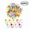 100pcs Colorful Knitting Markers Crochet Clips Crochet Pins Bulk Stitch Markers Locking Stitch Knitting Place Markers DIY Craft