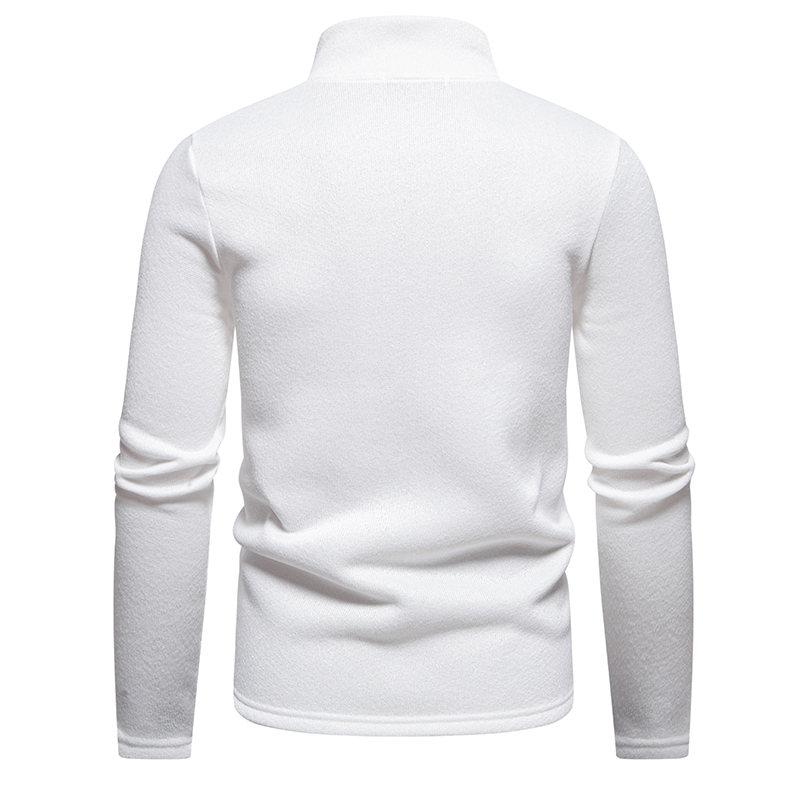 Autumn Men's Zipper Sweatshirt Stand Collar Lightweight Casual Sport Cardigan Comfortable Daily Hoodies