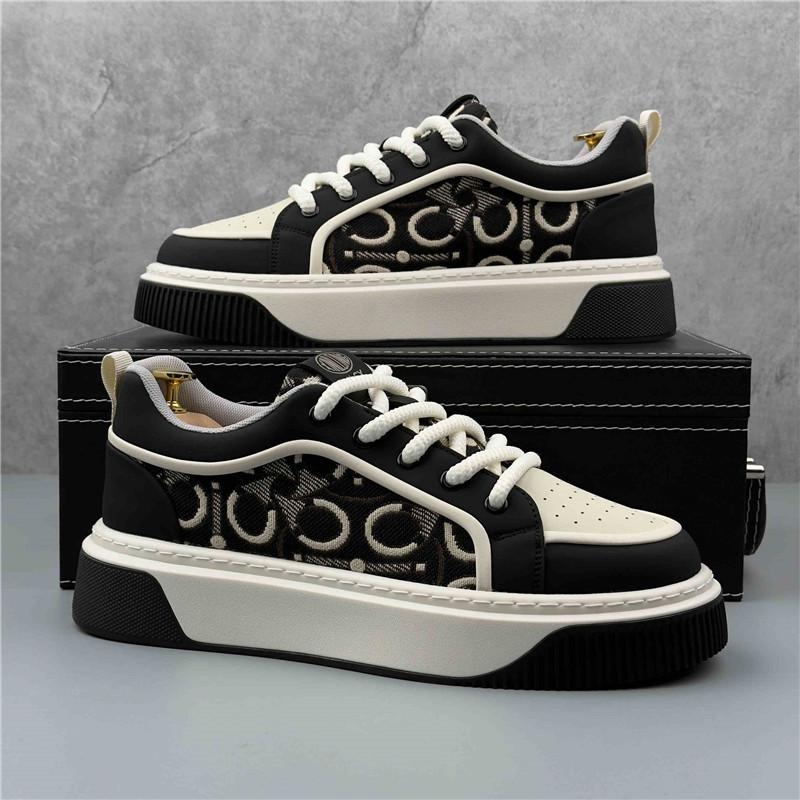 

Модная Роскошная Дизайнерская Великобритания Мужская Шнуровка Цветные Толстая Подошва Повседневная Обувь для Скейтборда Балетки Мокасины Мужские Кроссовки для Ходьбы 38