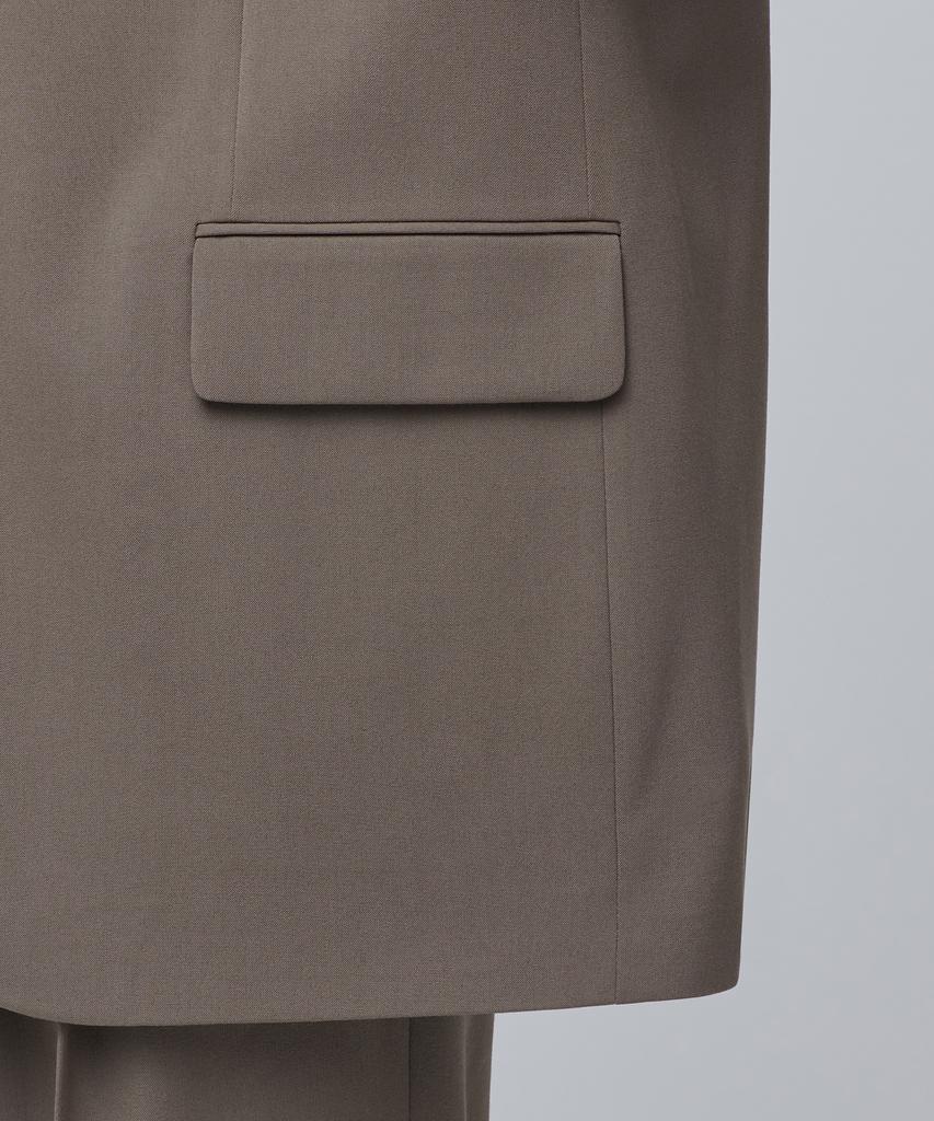 Musinsa Standard Daddy Shoulder Oversized Blazer [Dusty Beige]