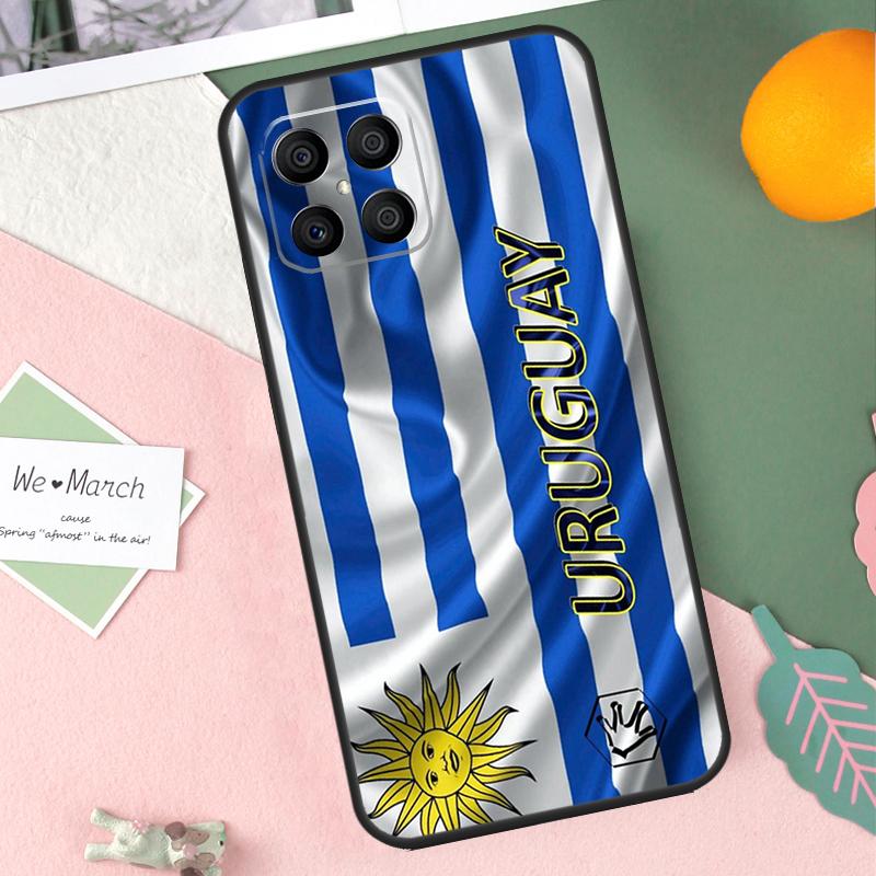 

Uruguay Flag Case For Honor X8b X9b X9c X9a X8a X8 X9 50 70 90 Lite Honor 200 Lite Magic 7 5 6 Pro Cover Honor Magic5 Lite