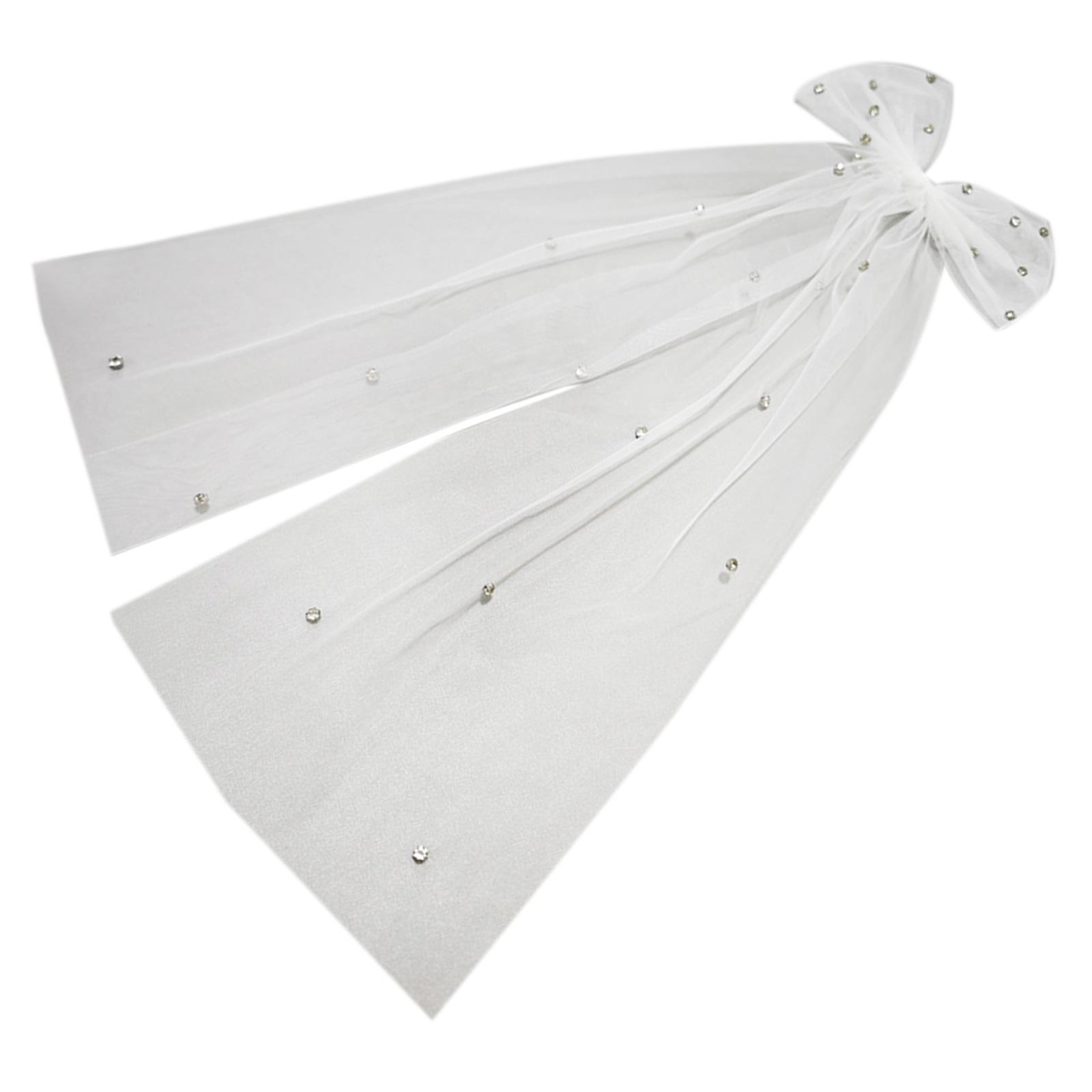 

Элегантная заколка-вуаль с бантиком из страз для невест и подружек невесты, заколка для волос с бантами, украшение для волос для свадеб и выпускного вечера B