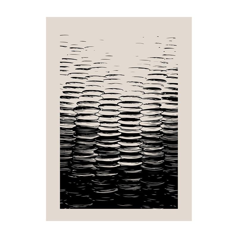 Abstract Geometric Line Art Poster Vintage Minimalist Shapes and Lines Canvas Painting Print Wall Decoration Home Bedroom Decor