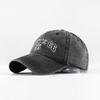 Popular Old Baseball Cap Washed Denim Cloth Hat Edged Sun Hat Men's and Women's New Embroidered Baseball Cap