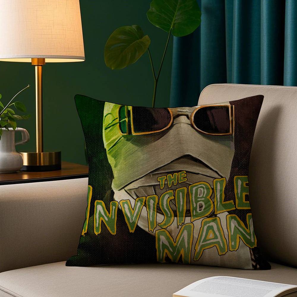 U-Universal M-Monsters Horror Pillow Case Cozy Plush Pillow Cover Double Side Printed – Home Gift for Bedroom Decor