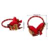 3Pcs Christmas Ear Muffs for Winter with Santa Claus and Reindeer Theme
