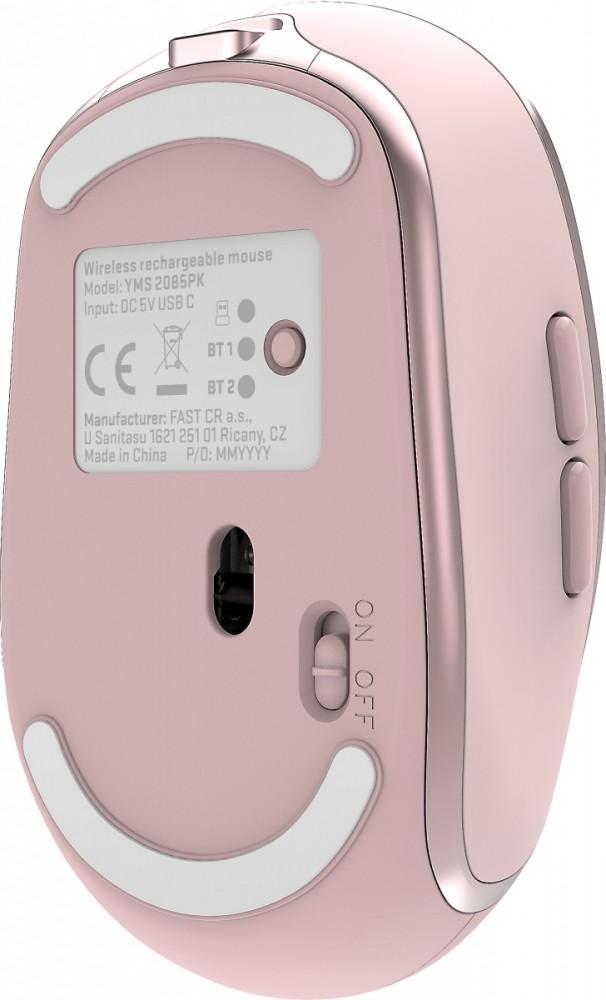 DUAL WiFi+Bluetooth kabellose Maus, 2400DPI Akku
