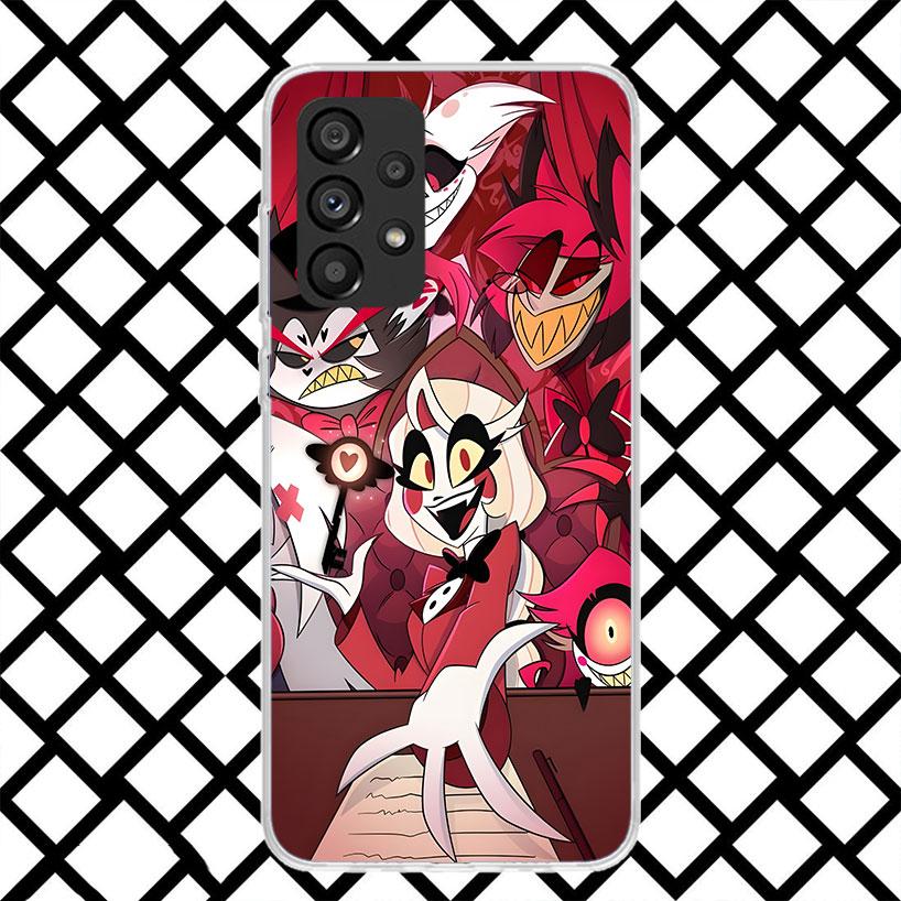 

H-Hazbin Hotel Anime Phone Case for Samsung Galaxy A52 A42 A32 A22 A12 A51 A50S A41 A31 A21S A10S A71 A70 A40 A30S A20E A02S Gal Samsung A20E