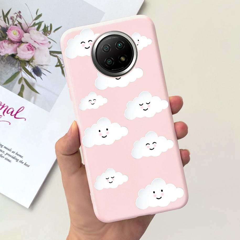 For Xiaomi Redmi Note 9T Note 9 5G Case Fashion Flower Shockproof Silicone Soft Matte Phone Cover For Xiomi Redmi Note 9T Fundas