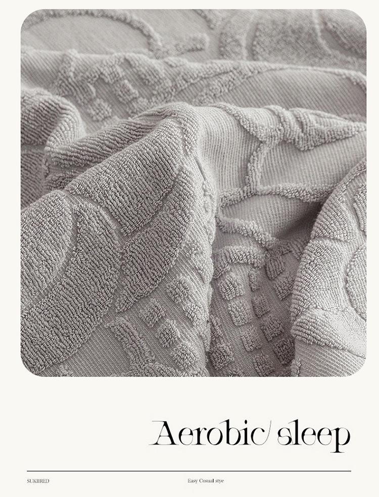 New Cotton Old-Fashioned Towel Blanket - Summer Quilt for Air Conditioning, Single To Full Size, Ideal As Gifts