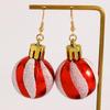 Charming Snowman Pearl Earrings: Elegant, Fashionable Beaded Tassel Studs for Women