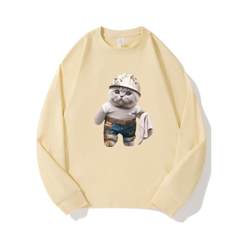 

Защитная шапка Осенняя одежда С длинным рукавом Чистый хлопок Новинка Мужской и женский топ, Весенний внутренний слой, Базовая рубашка, Футболка с длинным рукавом и круглым вырезом XXL бежевый