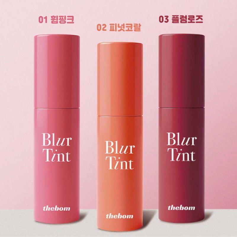 THE BOM Blur Tint 2.5g – Soft Matte & Blurring Lip Tint | 3 Shades
