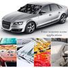 BBTO 2 Pcs Windshield Cover for Ice and Snow 210T Silver Coated Waterproof Frost Cover 69 X 42 Inches All Seasons Windshield Protector with Elastic