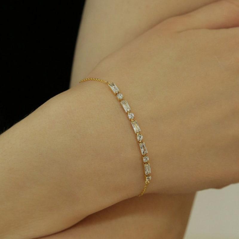 Shertz Combo Cubic Layered Bracelet (14k) SHBR0007