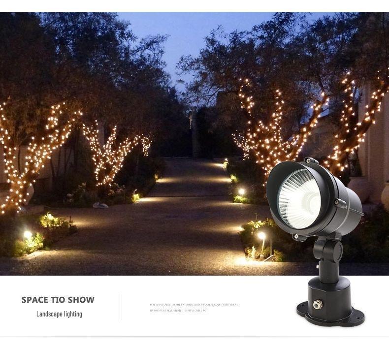 Waterproof Outdoor Landscape Spotlight for Gardens and Lawns