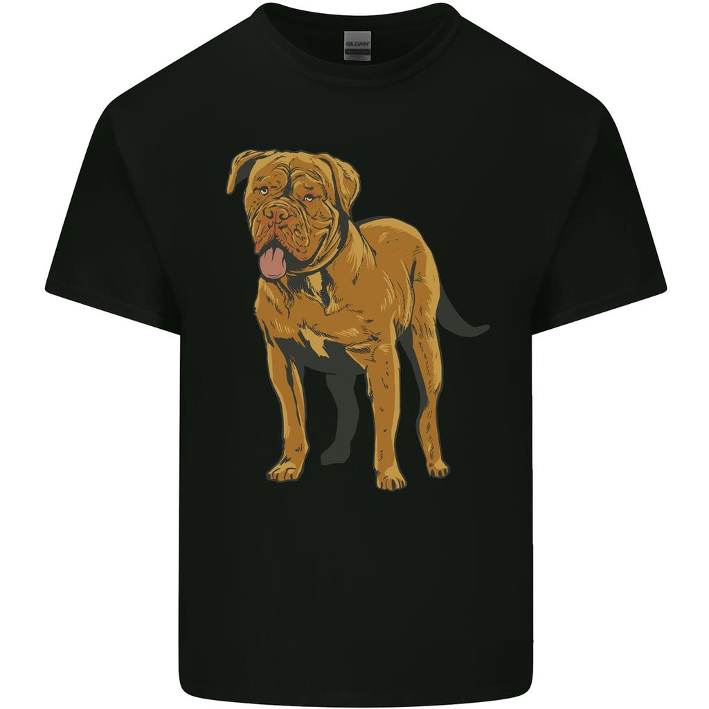 Mastino Francese Dogue de Bordeaux Cane Unisex Maglietta Leggera in Cotone