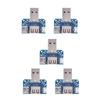 Adaptateur USB mâle vers femelle Type-C 4 broches 2,54 mm, 5 pièces