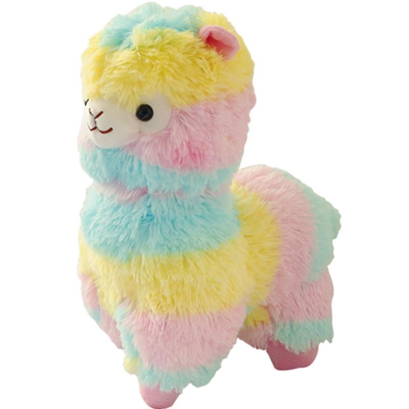 Buy Rainbow Alpaca Plush Toy 20CM Dolls at affordable prices