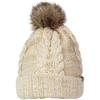 North Peak Beanie Knit Hat for Snowboarding and Skiing [Fleece Lining/Fur Pompom] NP-9424 One Size Fits Most (BG)