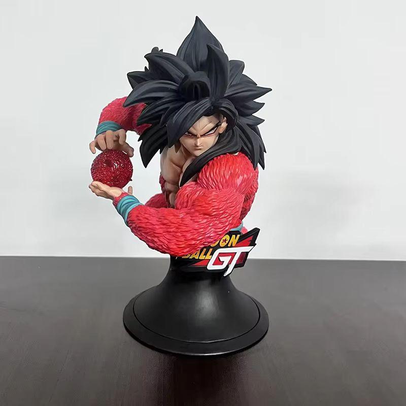 Dragon Anime Ball Super Saiyan 4 Vegeta Figure Half Body Statue Merchandise Desktop Ornament Statue Surprise Collectable Gifts