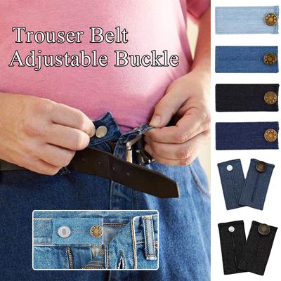 Denim Schnalle Jeans Bundverlängungsknopf Dicke Taille Erweiterung Hosenverlängerungsknopf Bundverlängerungsschnalle Gürtelverlängerungsschnalle