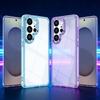 Non-yellowing Transparent Acrylic Case For Samsung S26 Ultra S26 + Galaxy S25 Edge S24 FE S23 Metal Button Lens Protection Cover